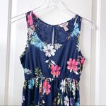 Arizona Jeans Arizona Floral Navy Dress Sleeveless Small Photo 37