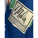 Malia Honolulu Vintage 60s Blue Floral Halter Dress XS Photo 3