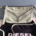 Diesel Green Leather Envelope Crossbody Bag Photo 1
