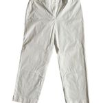 Talbots Dress Pants Womens Size 6 Signature White Chino Pants Business Casual Photo 1