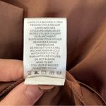 House of Harlow 1960 Anthropologie Brown Satin Cropped Button Up Blouse Size XS Photo 4