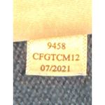 Aéropostale Argyle Cropped Cardigan XL Navy Blue Preppy Knit Button Front Photo 7