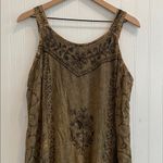 Fairycore Witchy Dark Bohemian Renaissance Embroidered Midi Dress Free Size O/S Black Photo 8