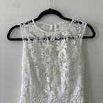 Bisou Bisou White Lace Dress Photo 3