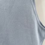 Equipment FEMME Tank Size Small Light Blue Racer *SAMPLE Stretch Ribbed Luxury Photo 6