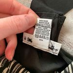 Calvin Klein  Cowl Neck Sleeveless Top Womens Small Black Abstract‎ Print Blouse Photo 3