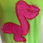Comfort Colors Oversized Beach Tank Lime Green Pink Pelican Photo 1