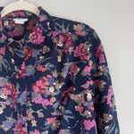 Levi's Vintage Levi Strauss Long Sleeve Floral Collared Button Down Blouse Size 10 Photo 4