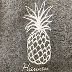 Spirit Jersey  Sweatshirt Pineapple Hawaii Hi-Lo Long Sleeve V-Neck Gray Large Photo 1