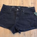 Wild Fable Women's High-Rise Rolled Cuff Black Denim Shorts Size 17 New With Tag Photo 0