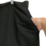 Linden Hill cropped black 100% silk drawstring wide leg pants XXL Photo 3