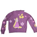 Box Lunch Disney Purple Repunzel Zip Up Sweater Size: XL Photo 1