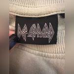 Def Leppard  Mint Green Tie Dye Graphic Sweatshirt Large Photo 3