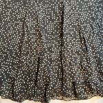 Jones New York  100% Silk Swing Skirt & Blouse Outfit Brown/Gray Dots Size 1X Photo 12