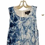 Fifteen Twenty Split Back Layered Tank Top Blue and White Print Size XS Photo 5