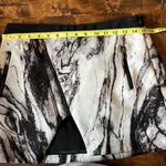 ZARA Basic Marble Asymmetric Zip Mini Skirt Size Medium Photo 12