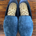 Birdies  The Starling Suede Loafer Flat Shoes Women Size 9.5 Navy Blue Photo 0