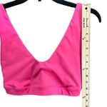 J.Crew Reversible Sports Bra Women M Pink Orange Cloud Stretch V Neck Activewear Photo 5
