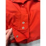 Duluth Trading Women L Long Sleeve Rip Stop Coolplus Shirt Orange Fishing Vented Red Size L Photo 4