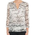 Diane Von Furstenberg  Camden Floral Silk Blouse NEW Photo 0