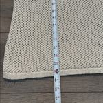 Rachel Zoe  Crochet Bodycon Maxi‎ Dress Metallic Tan Size Large Photo 12