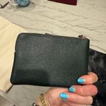 Coach Black Crossgrain Leather Wristlet Photo 6