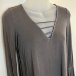 American Eagle  Soft & Sexy Gray Long Sleeve Tee Size XS Photo 1