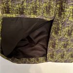 ZERO + MARIA CORNEJO  Deep V Dress Abstract Print Bodycon Tweed Business Size 4 Photo 4