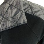 Athleta  Pullover 1/4 Zip Black Pullover Quilted Panels Small Photo 3