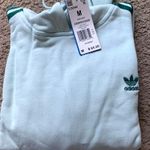 Adidas Cropped Hoodie Green Size M Photo 0