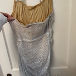 FashioNova White Sequin Mini Dress Photo 3