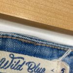 Wild Fable Wild Blue Light Wash Blue Stretch Denim Raw Hem Jean Jeggings Junior's Size 5 Photo 5