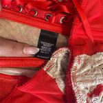 Victoria's Secret Victoria’s Secret Red Lace Corset Photo 4