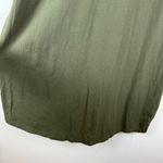 Universal Standard  Tank Midi Dress Women's M Olive Green Stretch Granola Girl Photo 3