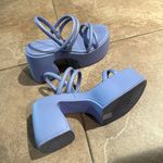 Charles and Keith  Block Periwinkle Sandals Photo 3