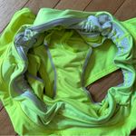 Lululemon Performance Shorts Lined Womens Size 10 Neon Bright Green Photo 3