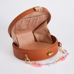 Woven Straw Canteen Crossbody Bag Tan Photo 6
