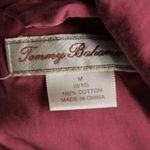 Tommy Bahama Full Zip Hoodie Sweatshirt Medium Pink Loungewear Hooded Cotton Photo 6