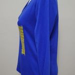 Rafaella  blue embellished ¾ sleeve top size medium Photo 4