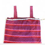 Loft The Outlet Small Ribbed Knit Tank Top Purple Pink Red Coral Striped Chevron Photo 5