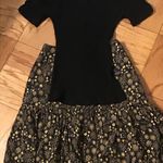 Sandro women fit & Flare cotton skirt US size 0 comes with free aqua rib shirt Photo 1