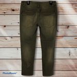 Free People  | Olive Green Distressed Cargo Pants Photo 2