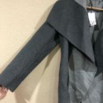 Diane Von Furstenberg NWT Diane von Furstenburg Shannon wool two tone gray coat Photo 3