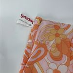 Hollister  Women's Lined orange boho 70s Ultra High Rise Floral Mini Skirt small Photo 9