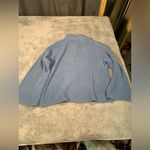 Edikted  blue sweater 1/4 zip medium Photo 8