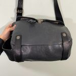 Foley + Corinna Women's Dark Grey Leather Saddle Crossbody Bag Photo 2
