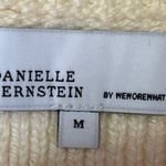 Danielle Bernstein WeWoreWhat White Ribbed Knit Bralette Crop Tank Sweater Top M Photo 2