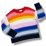 Old Navy  Rainbow Stripe‎ Chunky Oversized Slouchy Pullover Sweater Medium Tall Photo 12