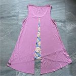 Matilda Jane EUC  Adventure Begins Secret Garden Swing Tank Top Pink Floral Small Photo 4