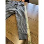 LL Bean Quilted Sweatshirt Men Large Gray Full Zip‎ Traditional Fit Mock Neck Photo 7